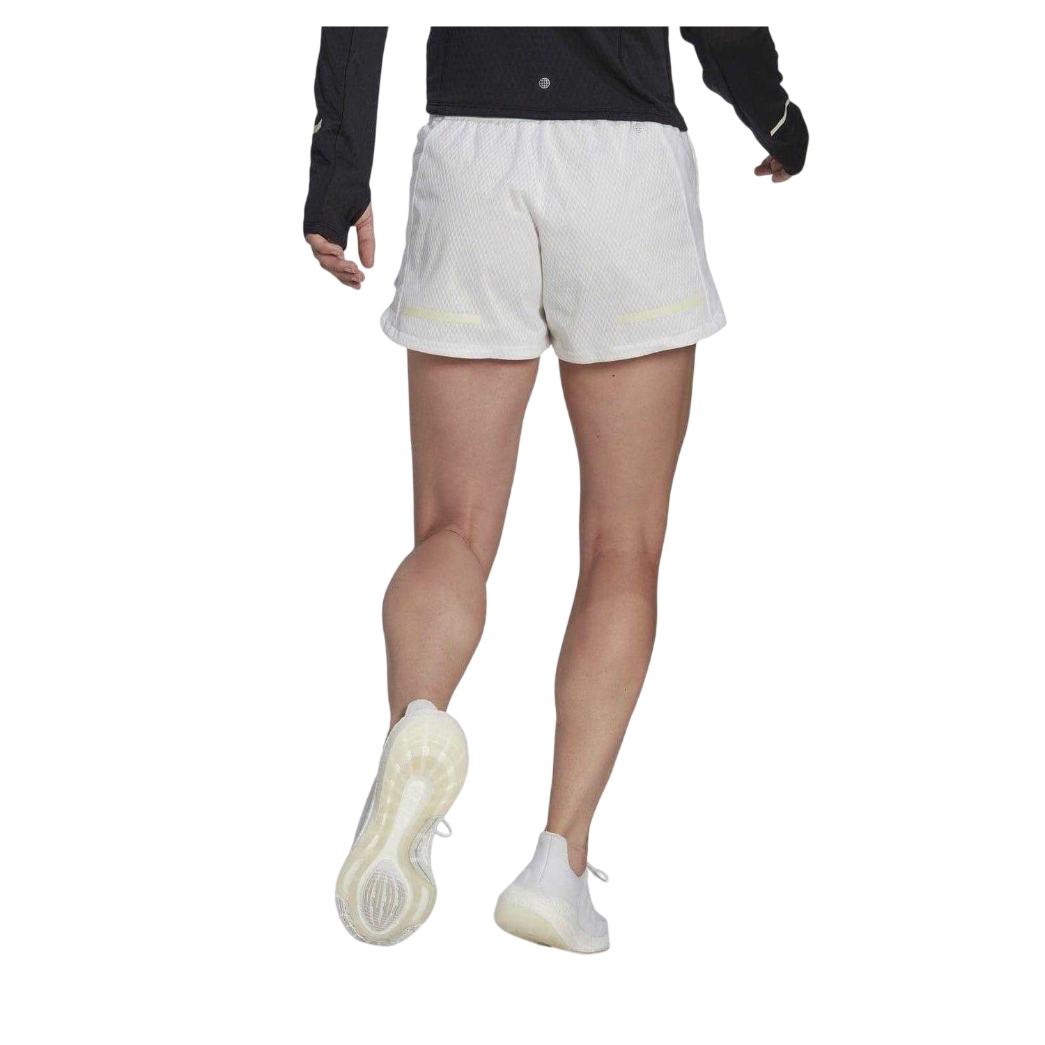 White - Back - Adidas Womens-Ladies Xcity Running Shorts