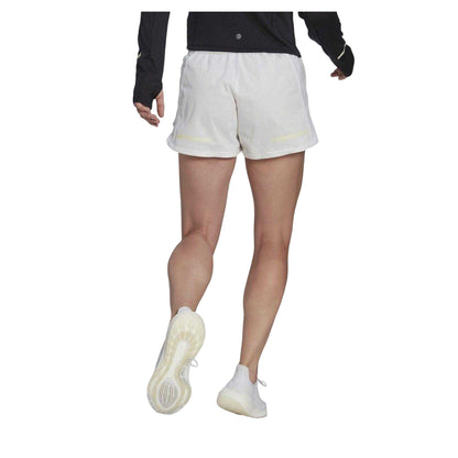 White - Back - Adidas Womens-Ladies Xcity Running Shorts