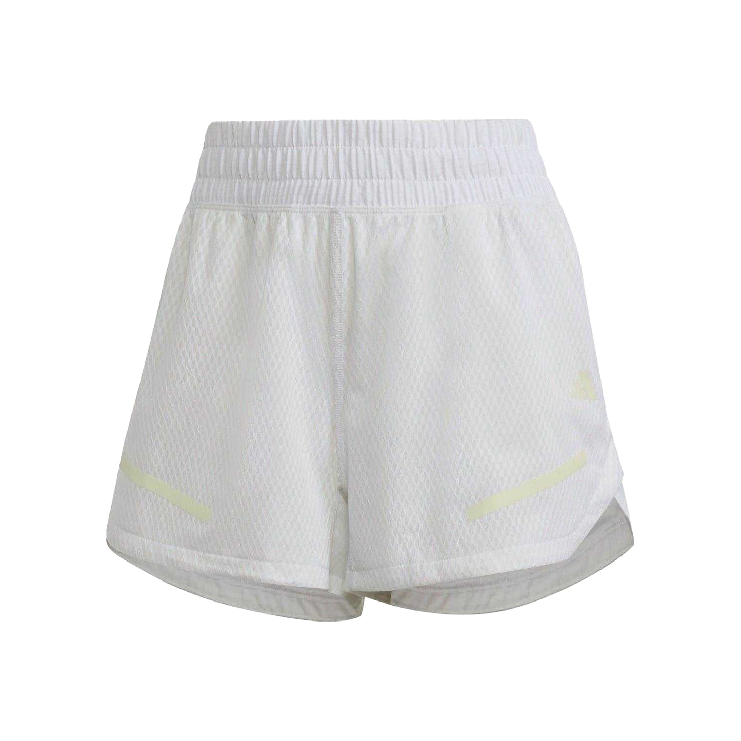 White - Front - Adidas Womens-Ladies Xcity Running Shorts