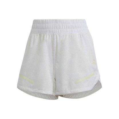 White - Front - Adidas Womens-Ladies Xcity Running Shorts