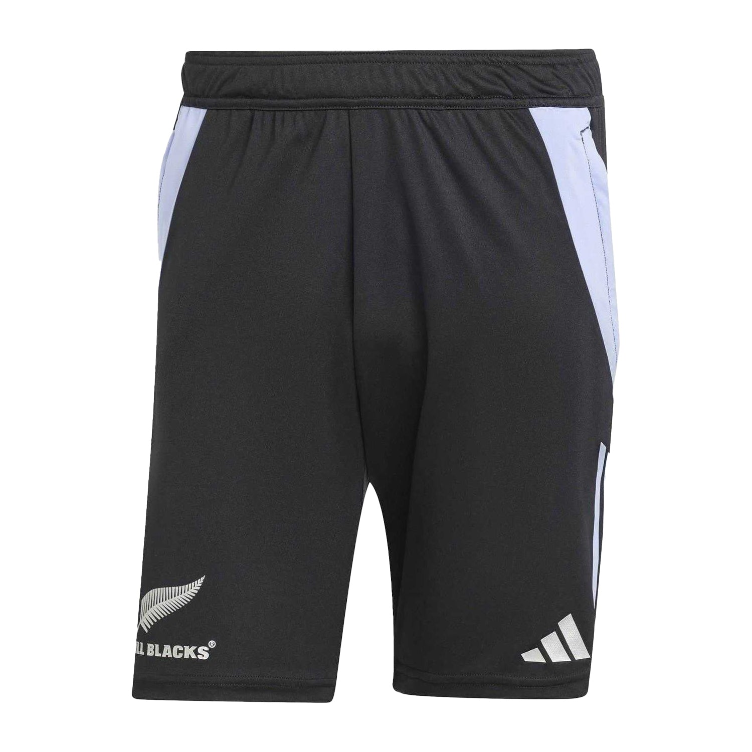 Black-Blue - Front - Adidas Unisex Adult Recycled Polyester New Zealand All Blacks Shorts