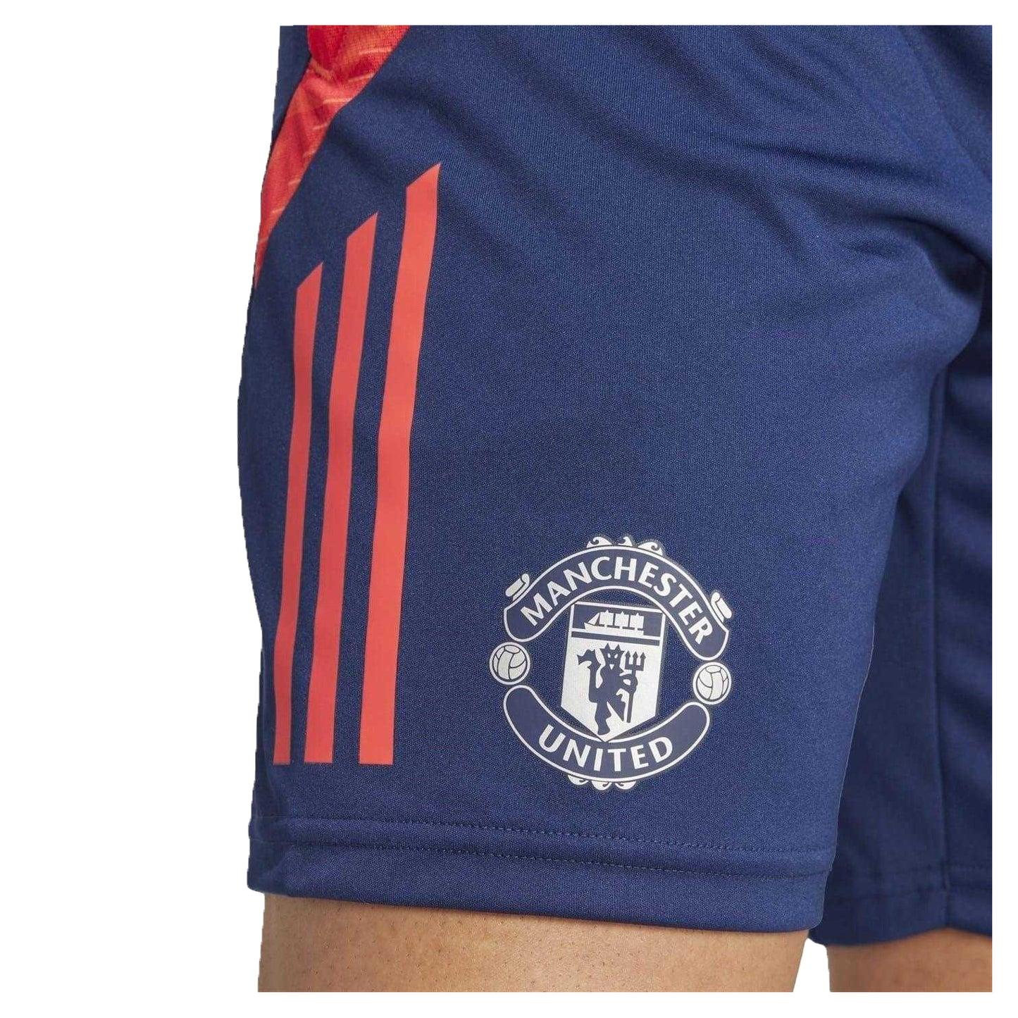 Black - Side - Adidas Unisex Adult 2024-2025 Manchester United FC Shorts
