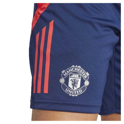 Black - Side - Adidas Unisex Adult 2024-2025 Manchester United FC Shorts