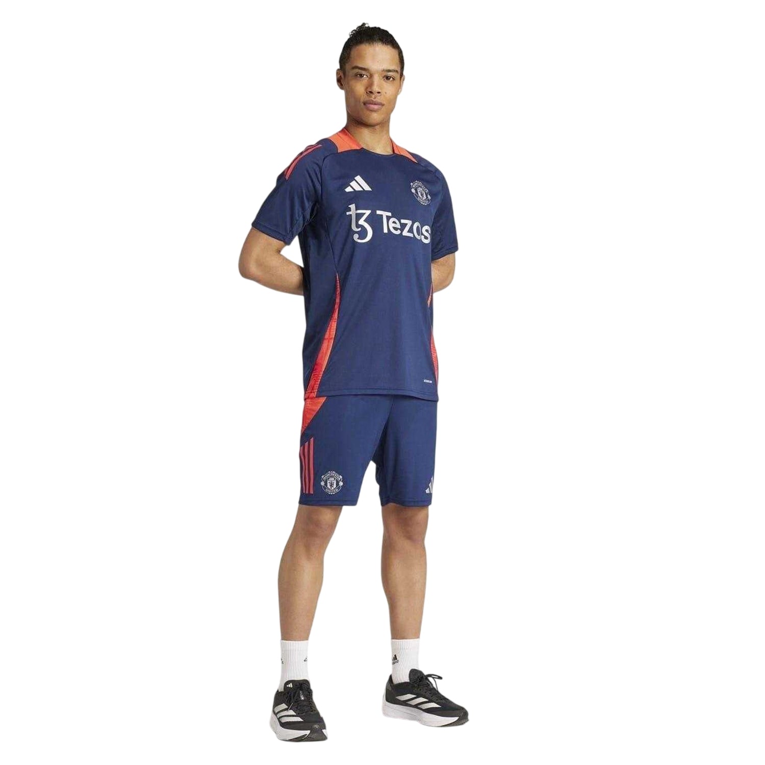 Black - Lifestyle - Adidas Unisex Adult 2024-2025 Manchester United FC Shorts