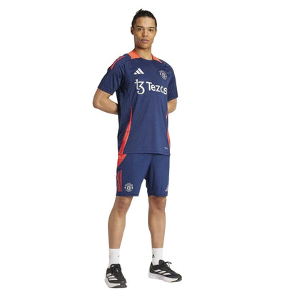 Black - Lifestyle - Adidas Unisex Adult 2024-2025 Manchester United FC Shorts