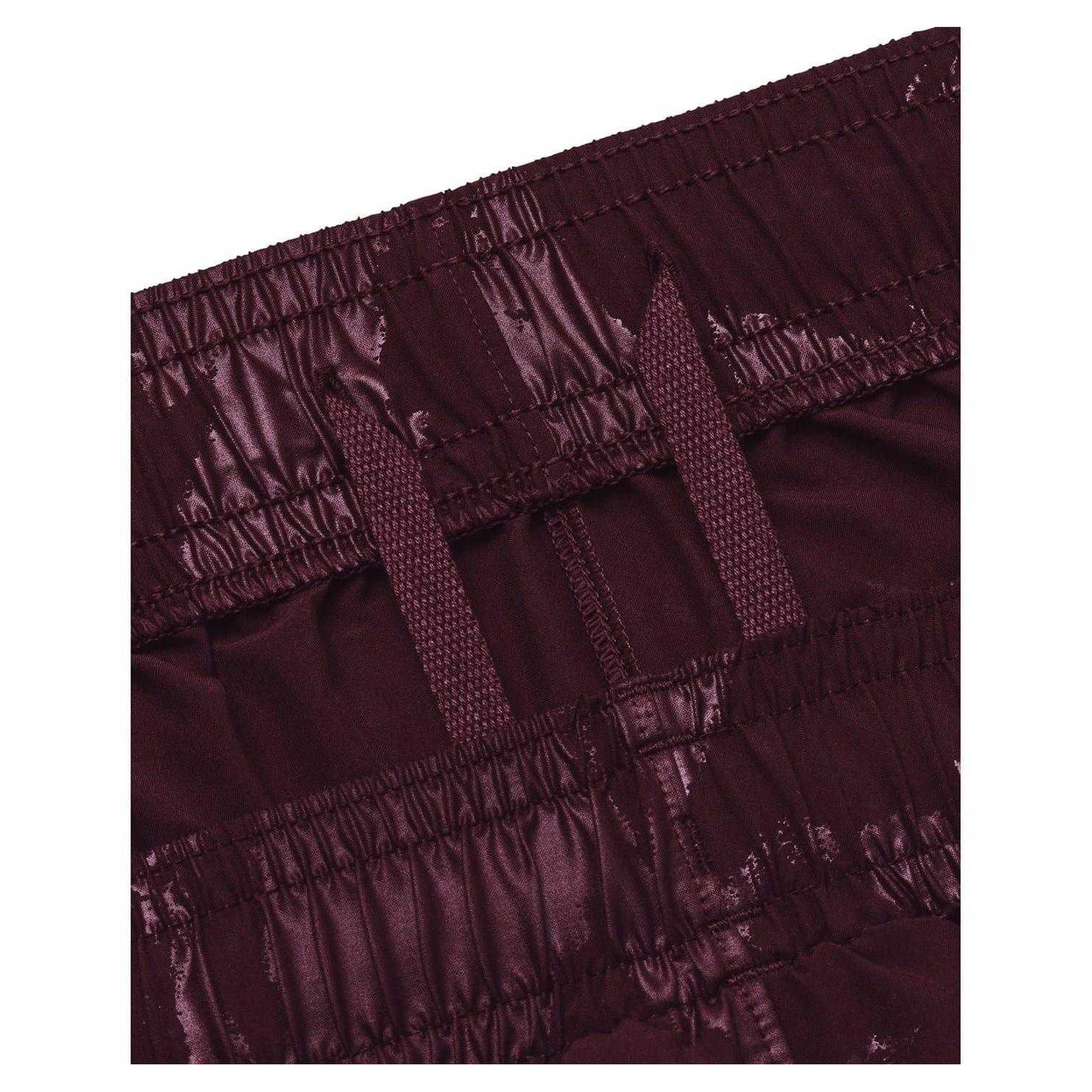 Maroon - Side - Under Armour Mens Embossed Shorts