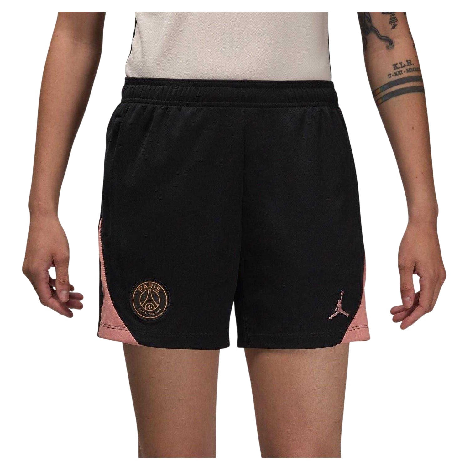 Black - Front - Nike Womens-Ladies Strike Paris Saint Germain FC Third Shorts
