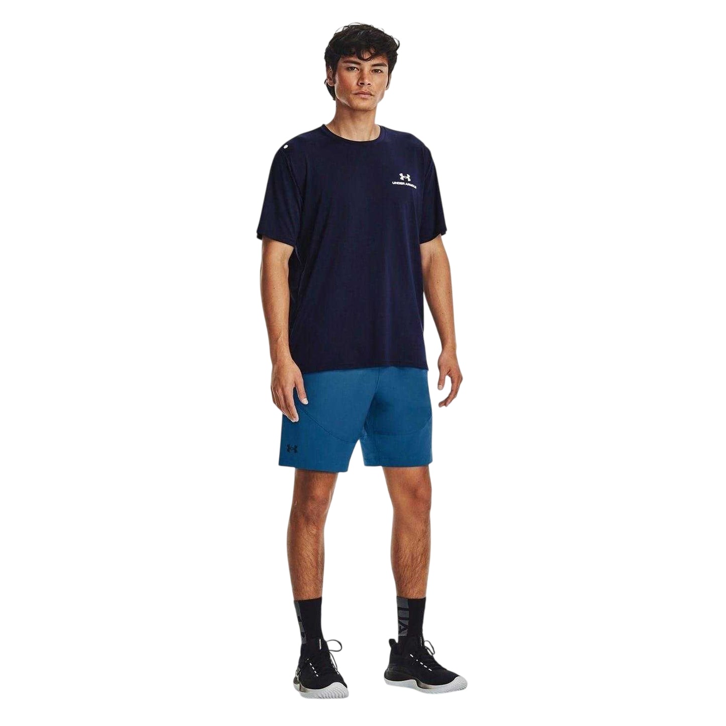 Blue - Lifestyle - Under Armour Mens Athletic Shorts