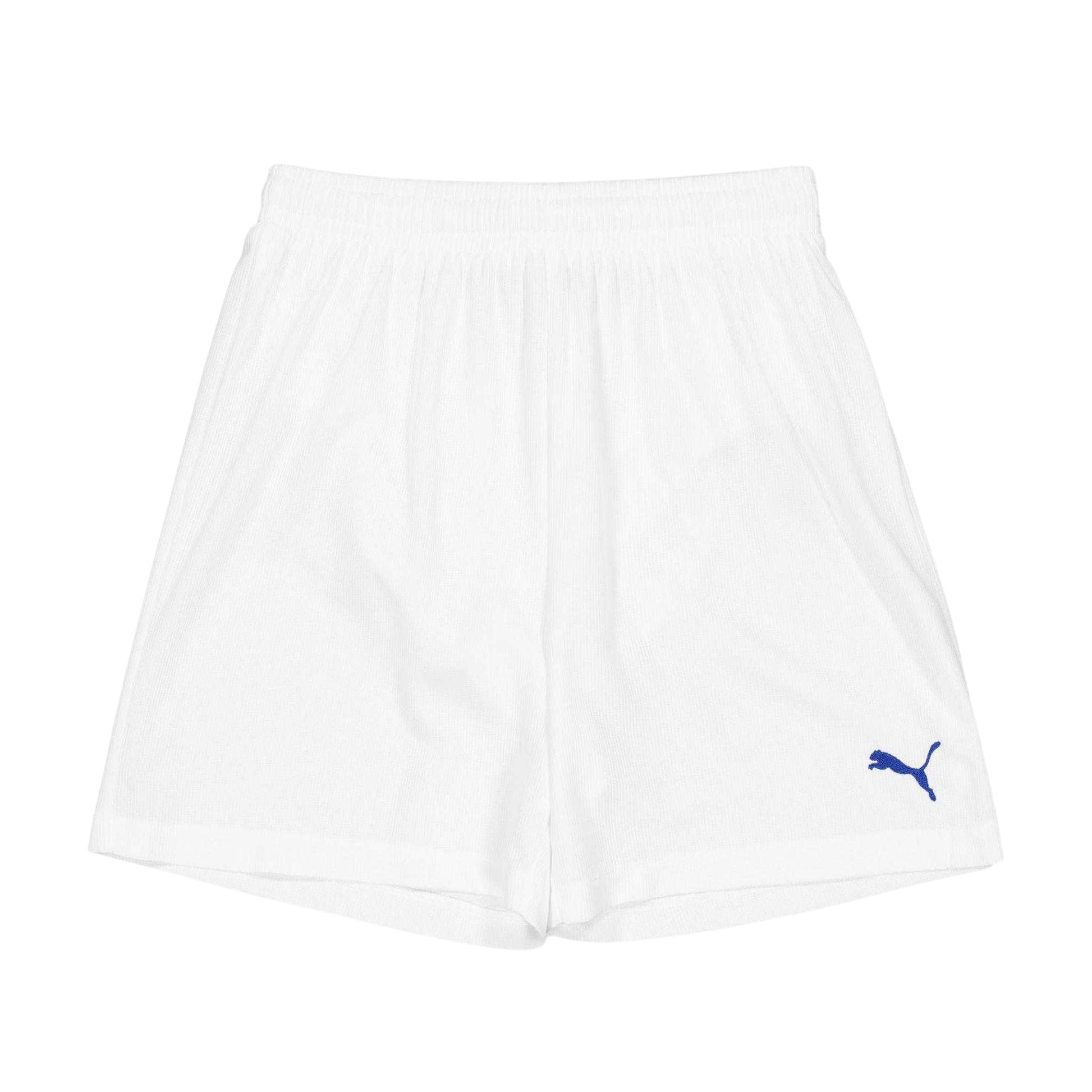 White - Front - Puma Boys Vencida Shorts