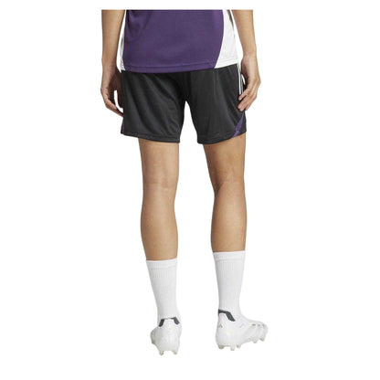 Black - Back - Adidas Womens-Ladies Manchester United FC Shorts