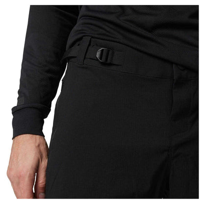 Black - Side - Foxy Mens Ranger Ripstop Relaxed Fit Cycling Shorts
