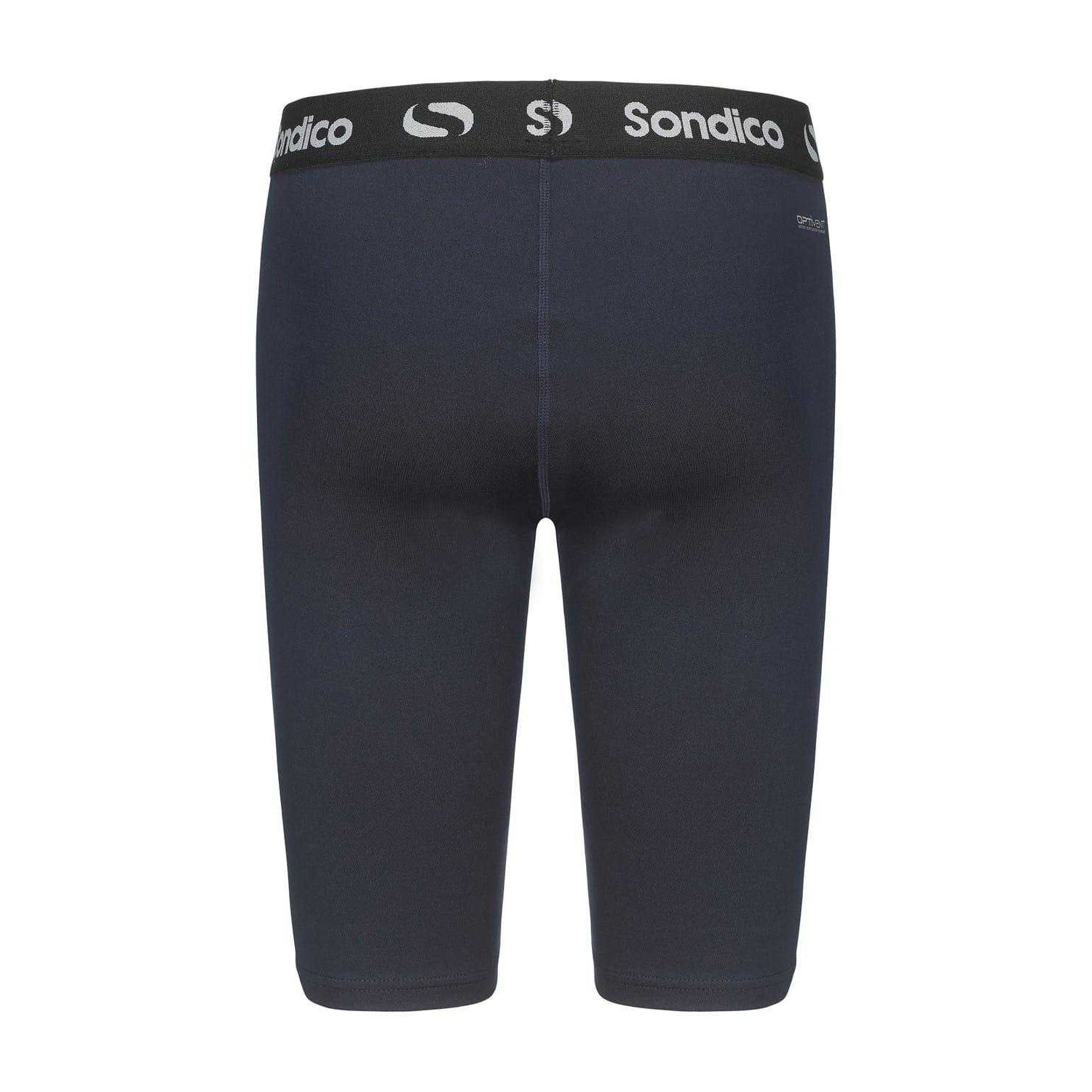 Navy - Back - Sondico Mens Core 9 Compression Shorts