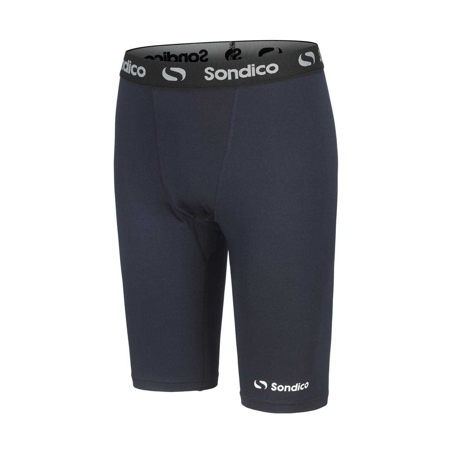 Navy - Side - Sondico Mens Core 9 Compression Shorts