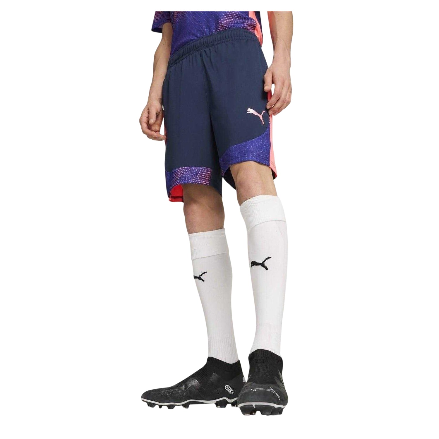Navy-Purple - Side - Puma Mens Final Shorts
