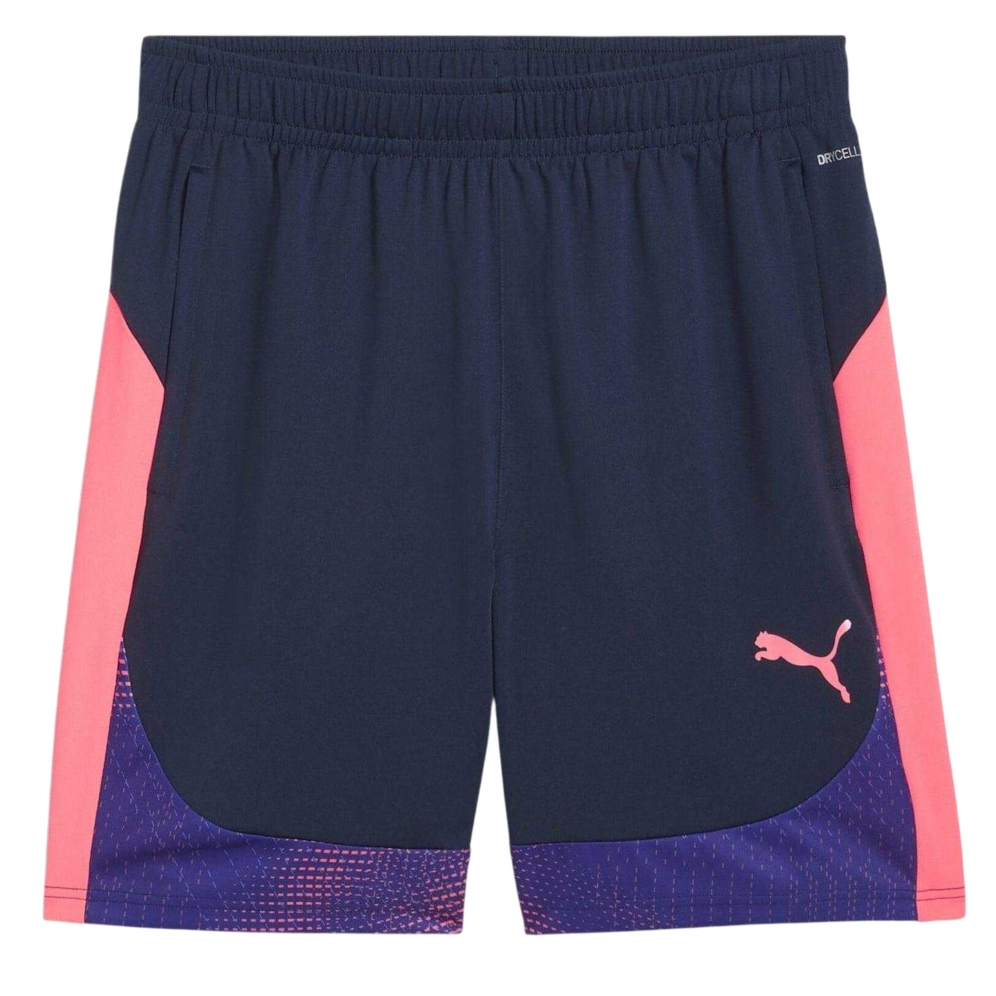 Navy-Purple - Front - Puma Mens Final Shorts