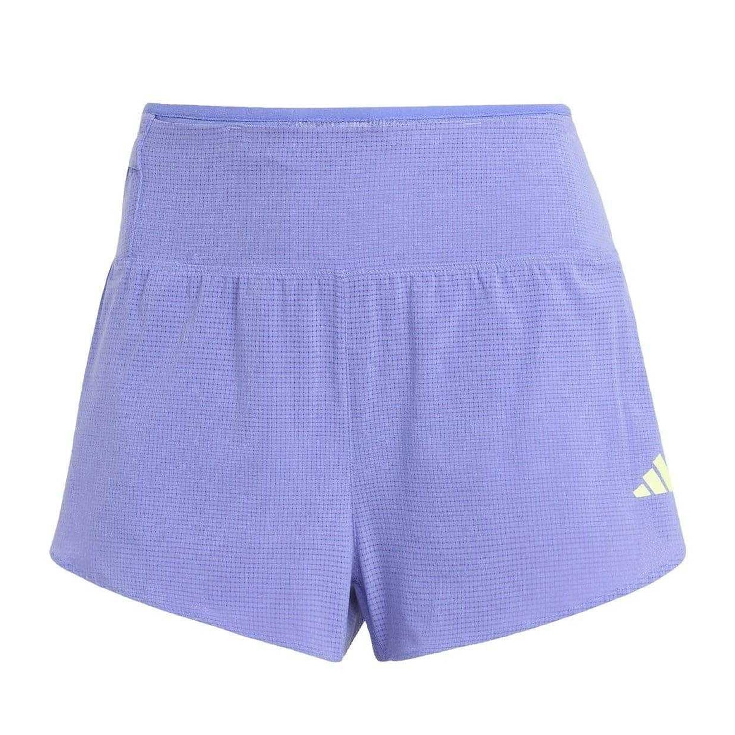 Cobalt Blue - Front - Adidas Womens-Ladies Adizero Running Shorts