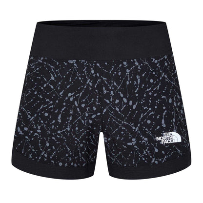 Reflective Black Print - Front - The North Face Womens-Ladies Sunriser Slim Running Shorts