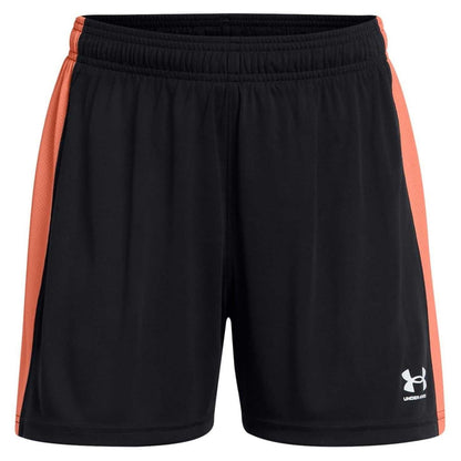 Black - Front - Under Armour Womens-Ladies Football Shorts