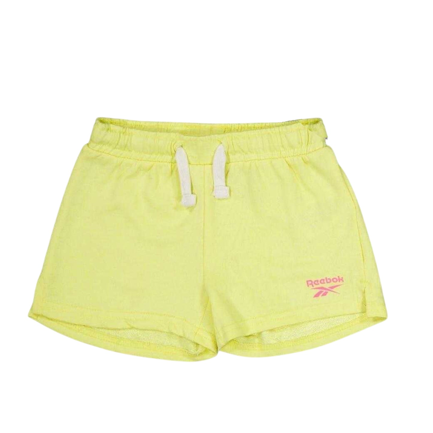 Light Grey Heather - Back - Reebok Girls Cotton Blend Side Stripe Shorts (Pack of 2)