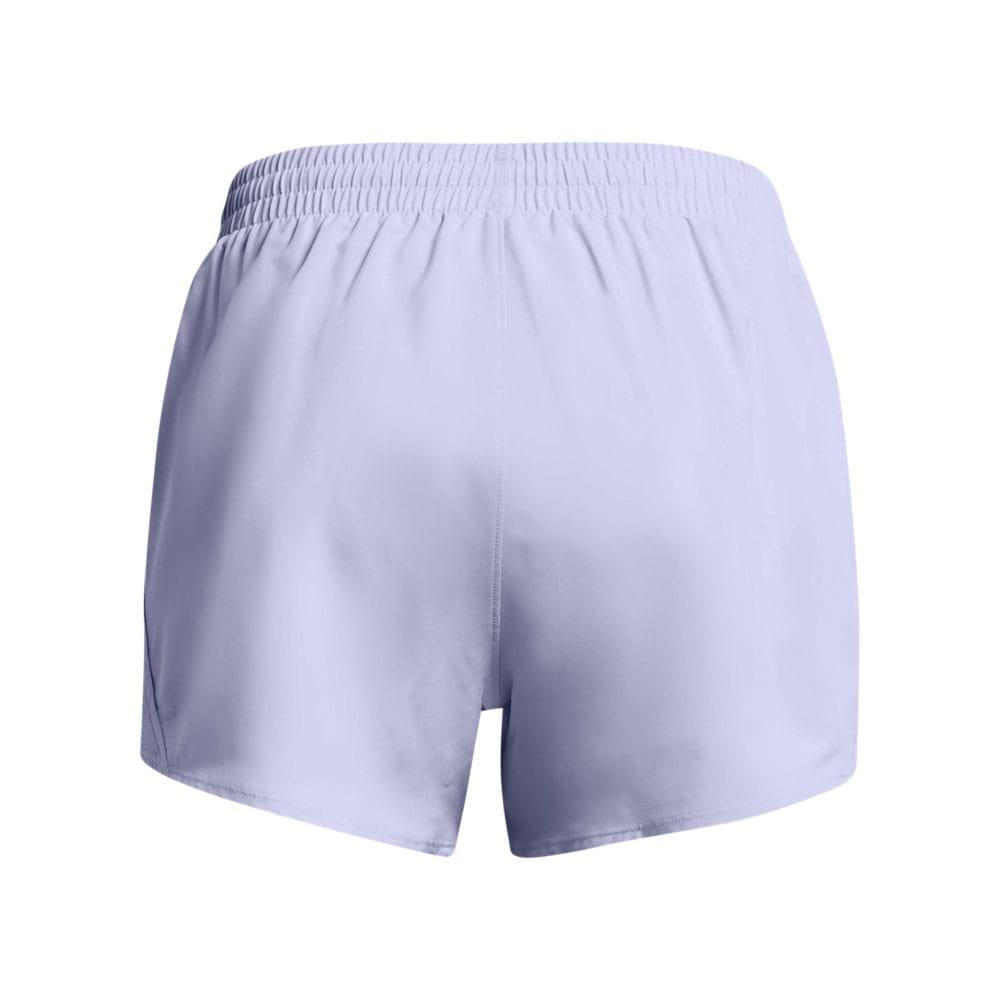Purple - Back - Under Armour Womens-Ladies Fly By Shorts