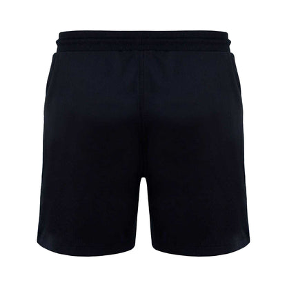 Black - Back - Lonsdale Mens Woven Track Shorts
