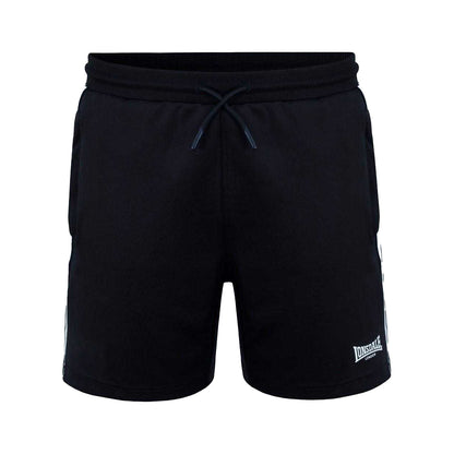 Black - Front - Lonsdale Mens Woven Track Shorts