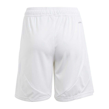 White - Back - Adidas Boys Belgium Moisture Wicking Football Shorts