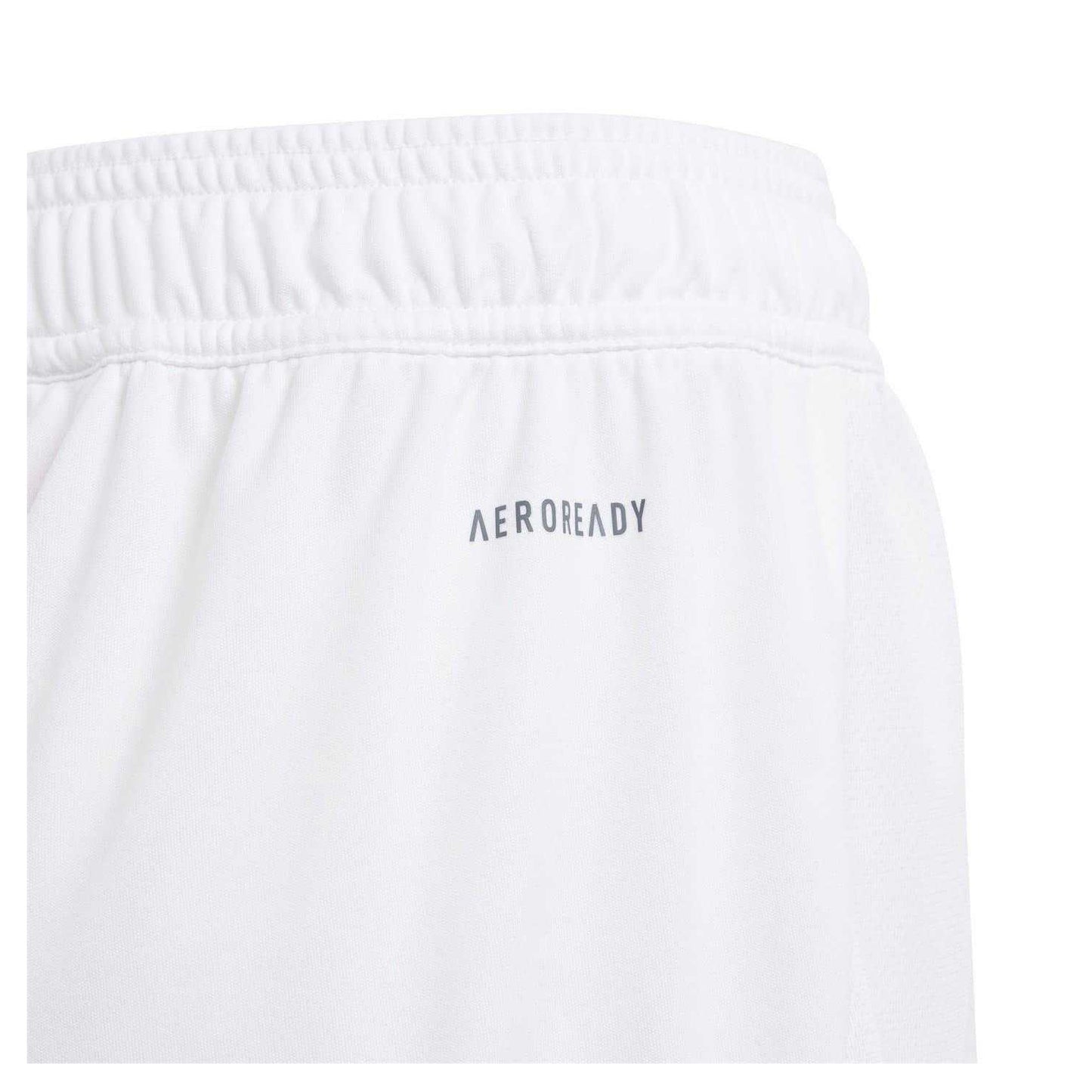 White - Side - Adidas Boys Belgium Moisture Wicking Football Shorts