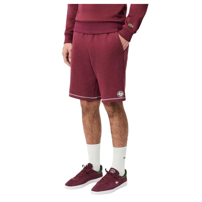 Red - Lifestyle - Lacoste Mens Roland Garros Edition Tennis Shorts