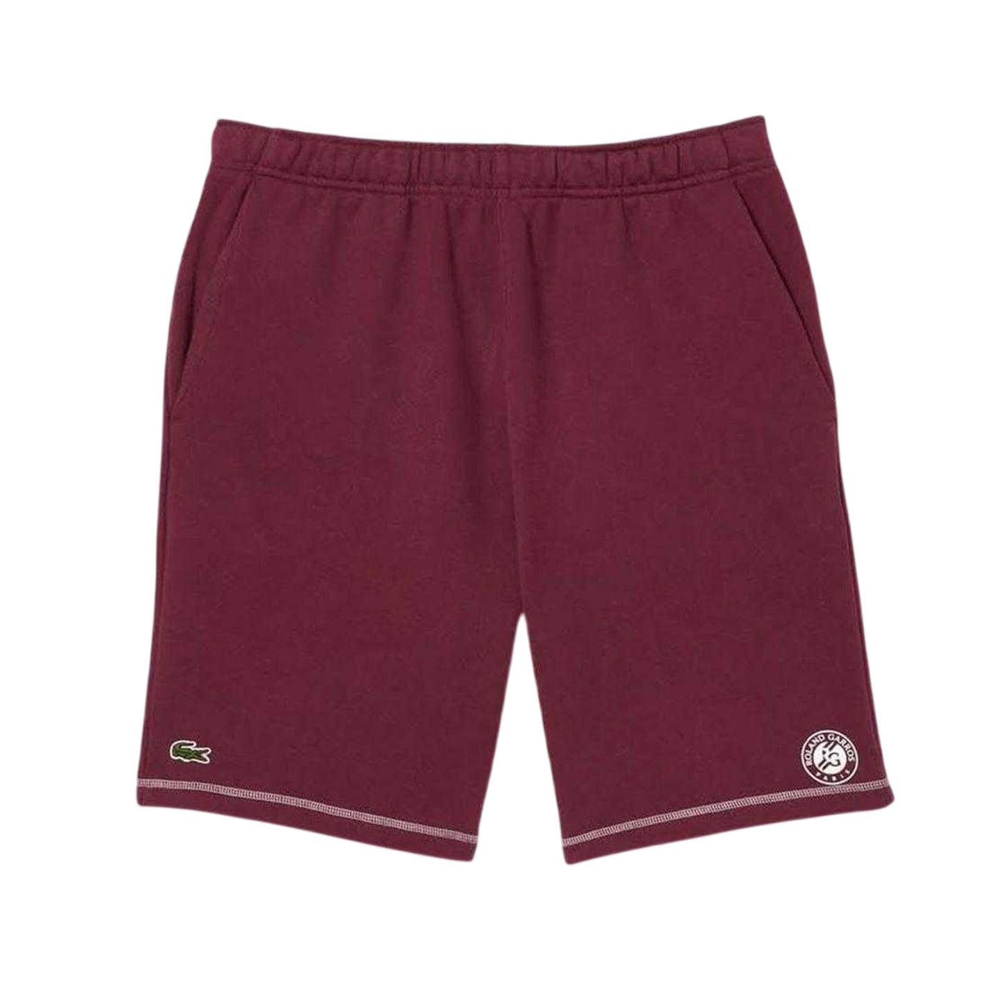 Red - Front - Lacoste Mens Roland Garros Edition Tennis Shorts
