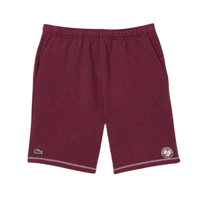 Red - Front - Lacoste Mens Roland Garros Edition Tennis Shorts