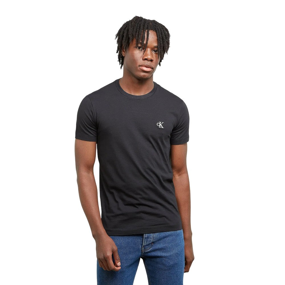Black - Lifestyle - Calvin Klein Mens Essential Organic Cotton Slim T-Shirt