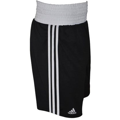Black - Side - Adidas Mens Climalite Boxing Shorts