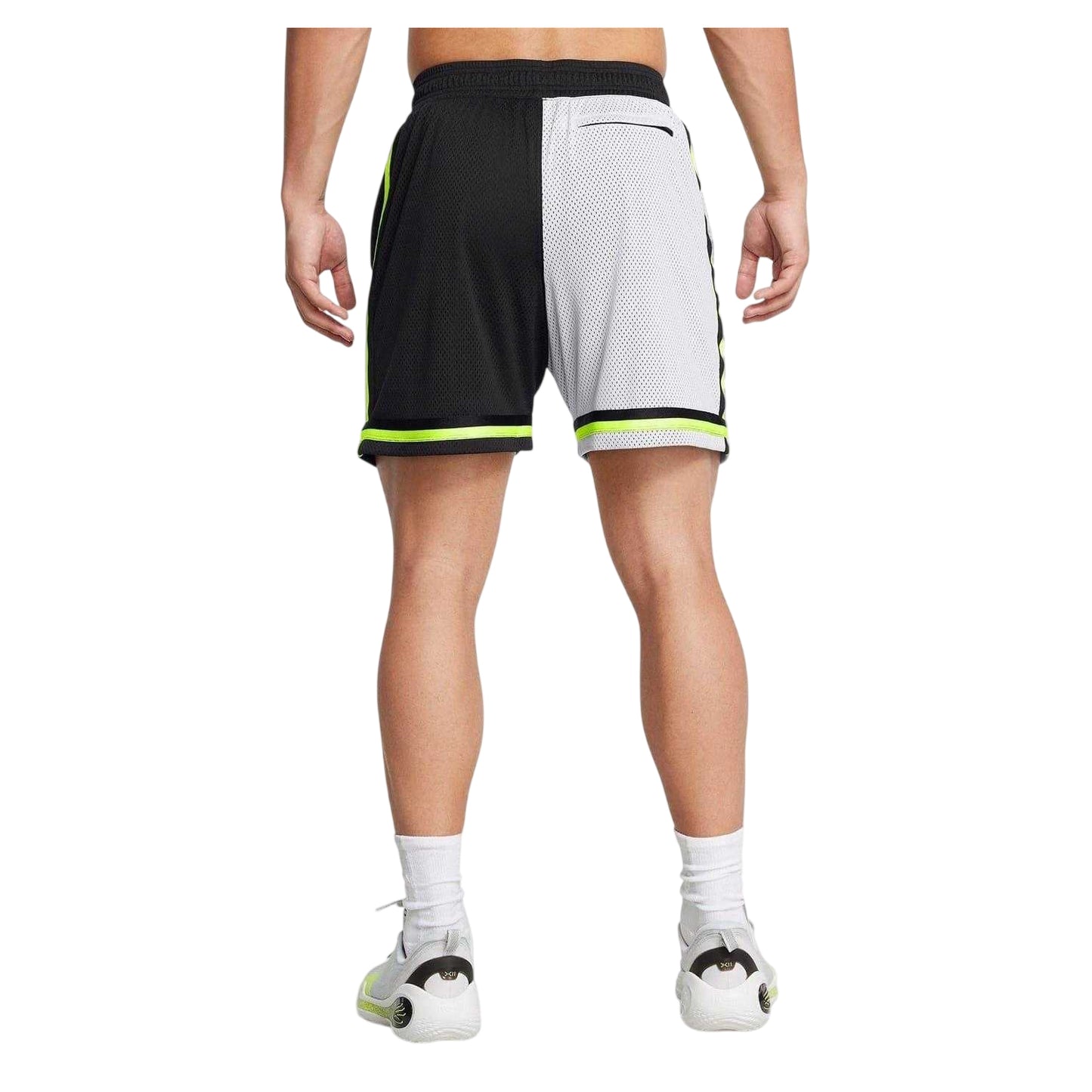 Grey-Black-Yellow - Back - Under Armour Unisex Adult Stephen Curry Basketball Shorts