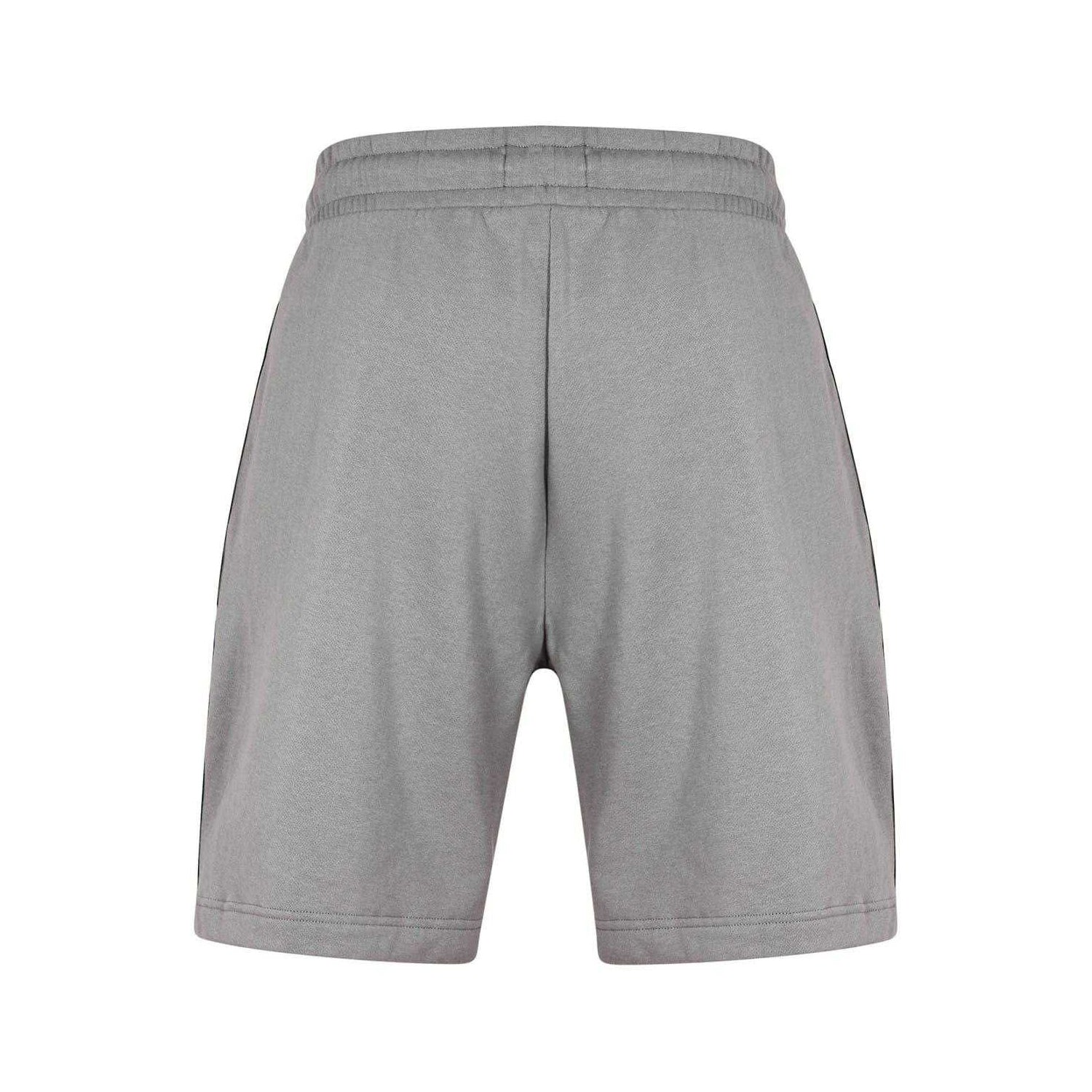Medium Grey - Back - Hugo Mens Sporty Cotton Shorts