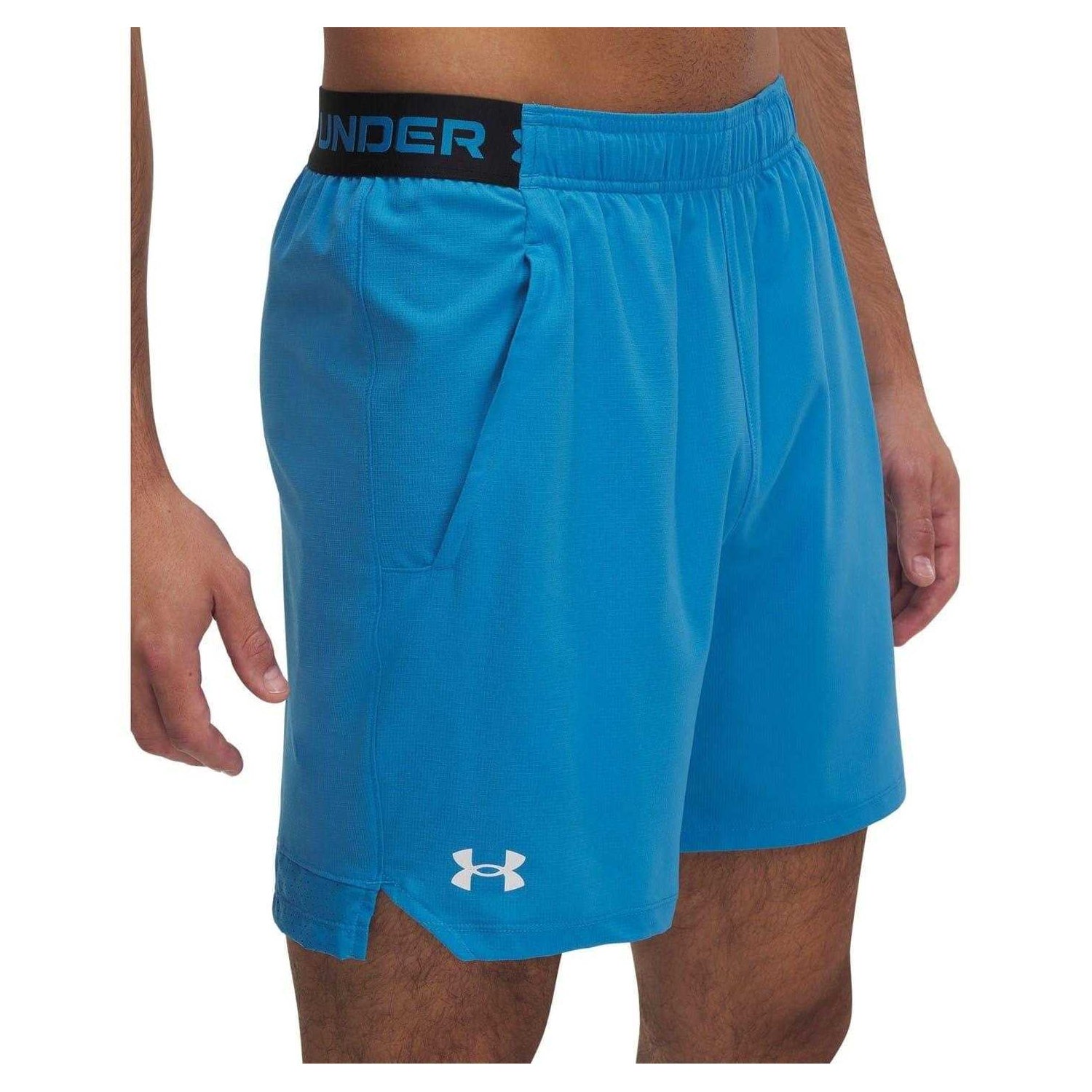 Blue - Side - Under Armour Mens Vanish Shorts