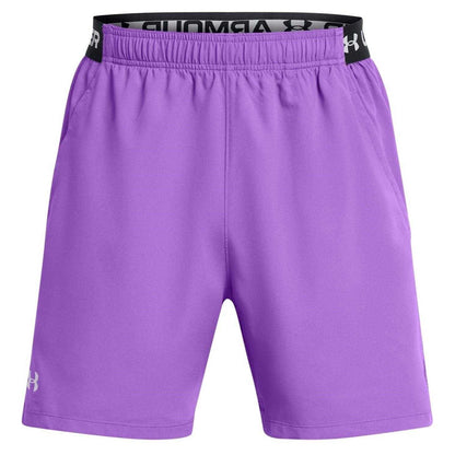 Purple - Front - Under Armour Mens Vanish Shorts