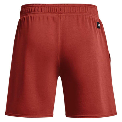 Red - Back - Under Armour Mens Project Rock Shorts