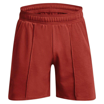 Red - Front - Under Armour Mens Project Rock Shorts