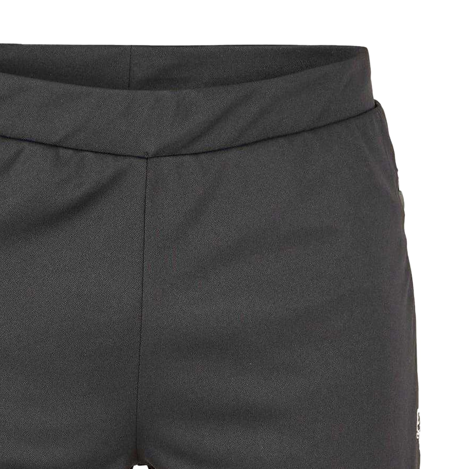 Jet Black - Back - Luke Mens Zip Pocket Slim Shorts