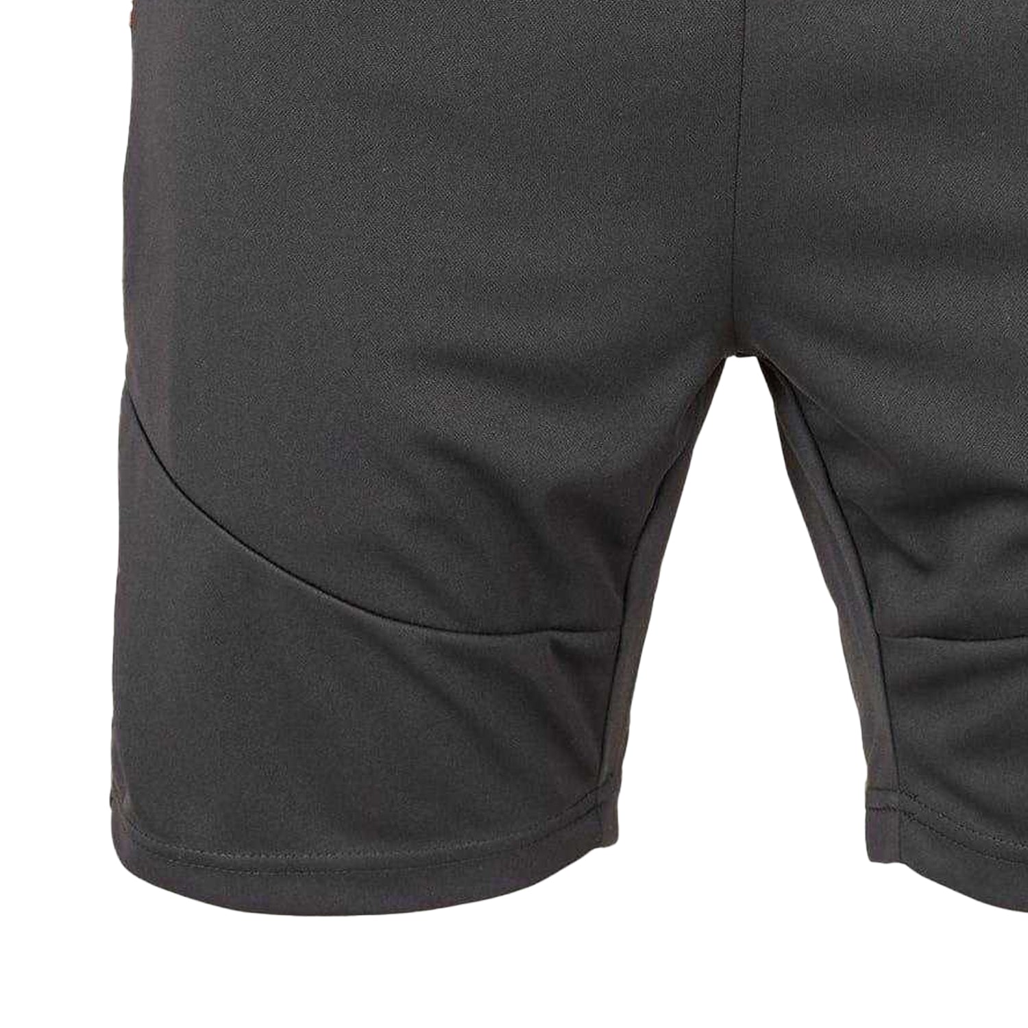 Jet Black - Side - Luke Mens Zip Pocket Slim Shorts
