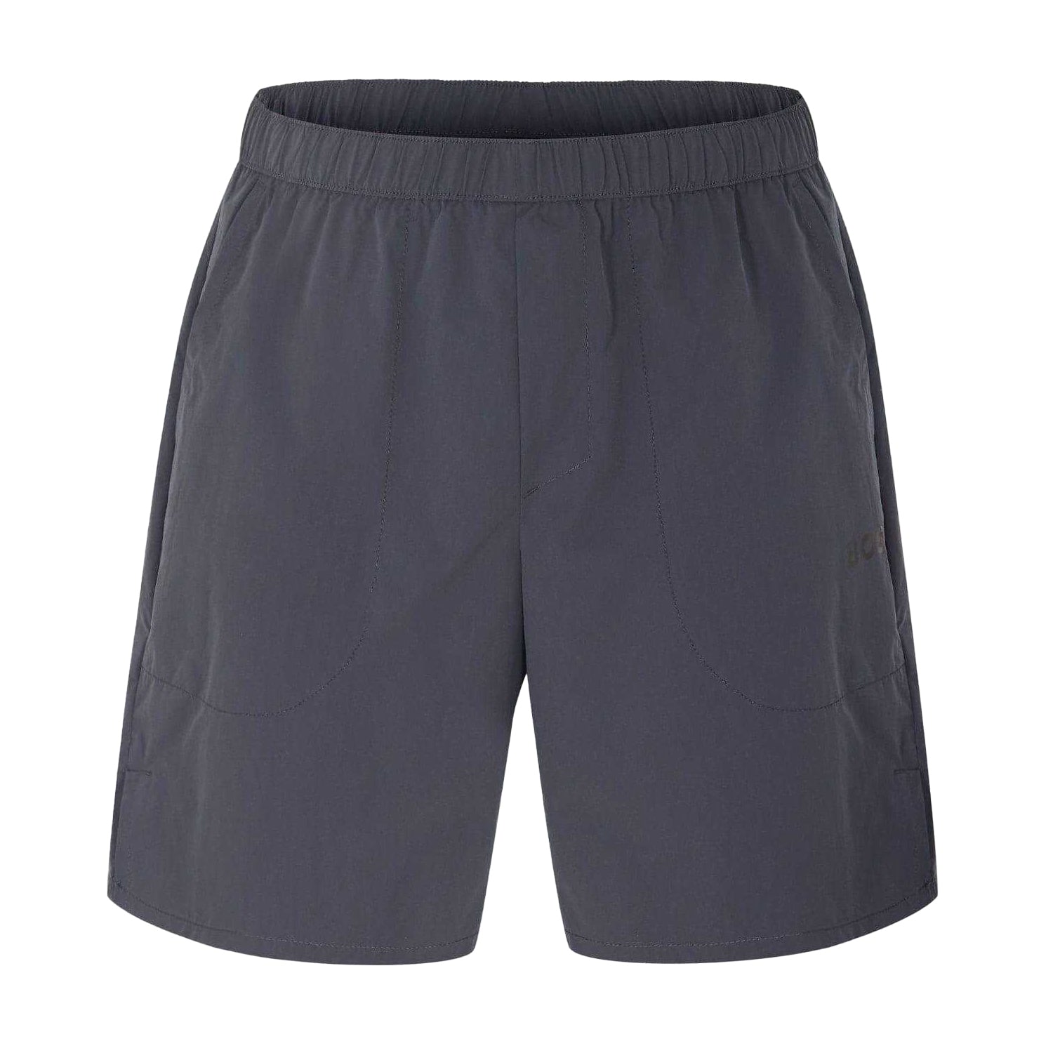 Navy - Front - Boss Mens Active Elasticated Waist Workout Shorts