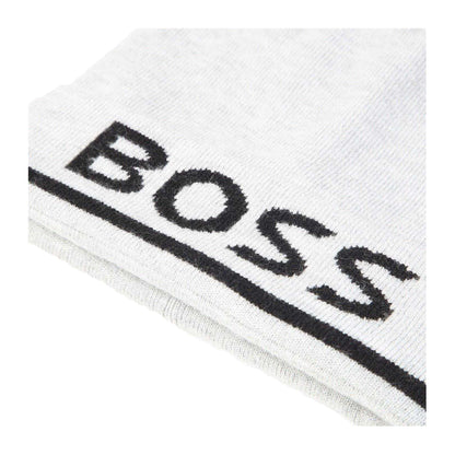 Grey - Side - Boss Boys Logo Beanie