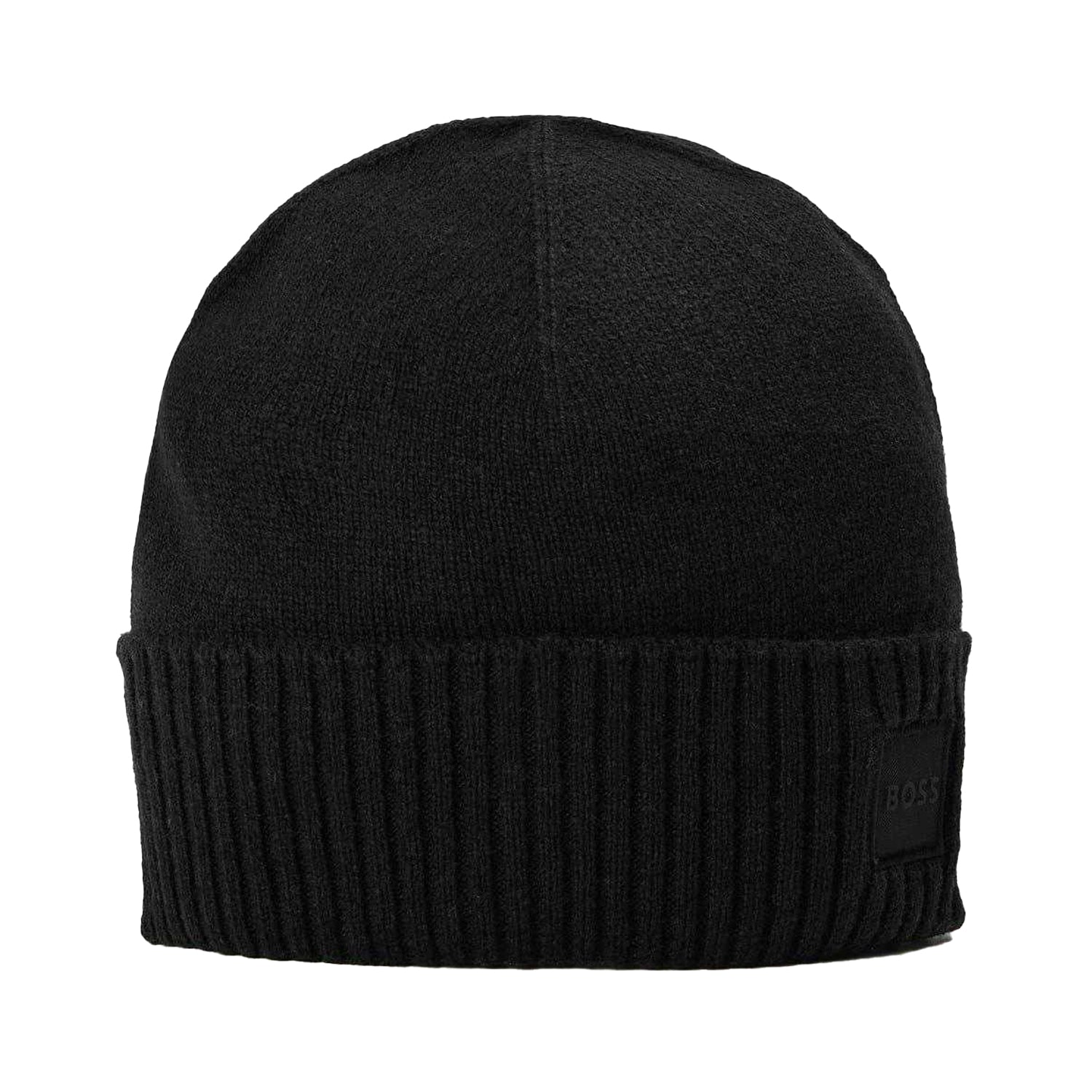 Black - Back - Boss Mens Akaio Wool Beanie