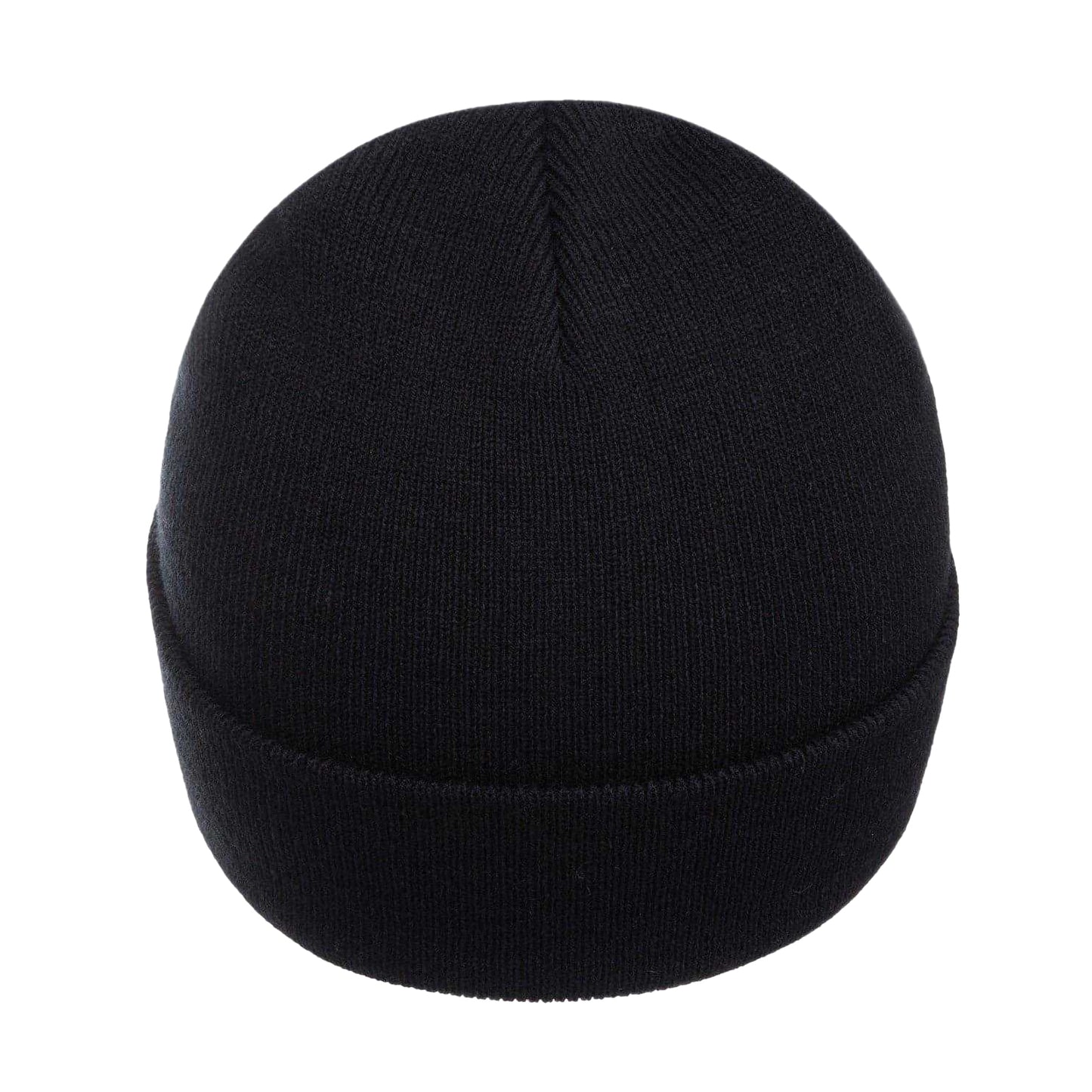 Black - Back - Slazenger Mens Ribbed Acrylic Winter Beanie