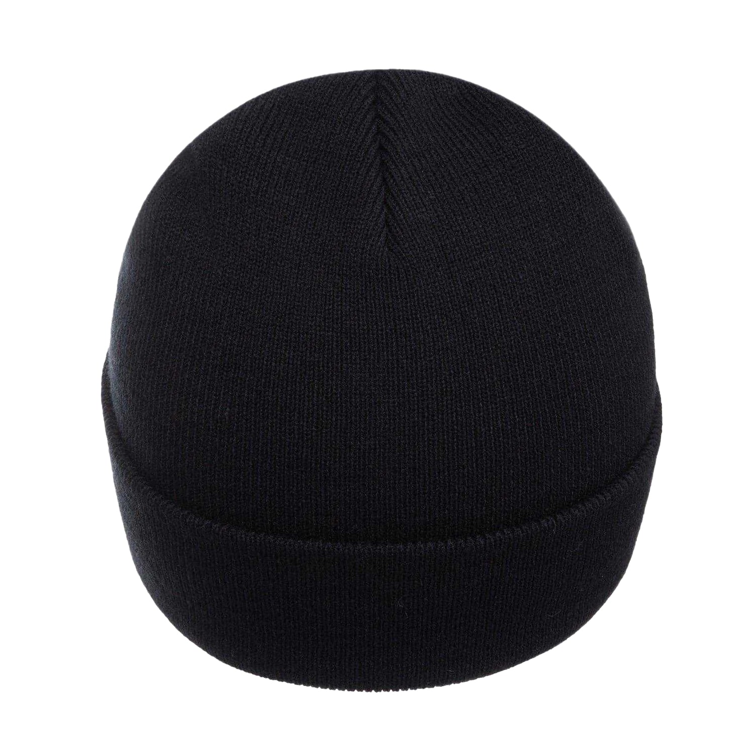 Black - Back - Slazenger Mens Ribbed Acrylic Winter Beanie