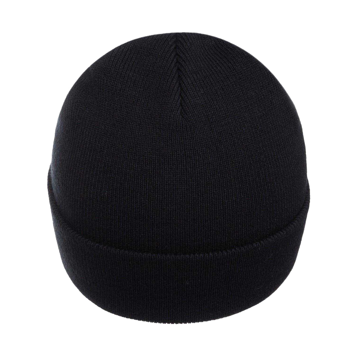 Black - Back - Slazenger Mens Ribbed Acrylic Winter Beanie