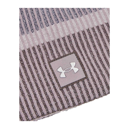 Grey - Back - Under Armour Unisex Adult Reflective Running Beanie