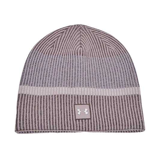 Grey - Front - Under Armour Unisex Adult Reflective Running Beanie