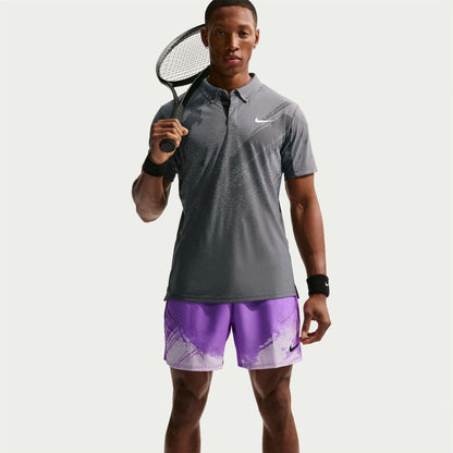Violet-Black - Side - Nike Mens Court Shorts